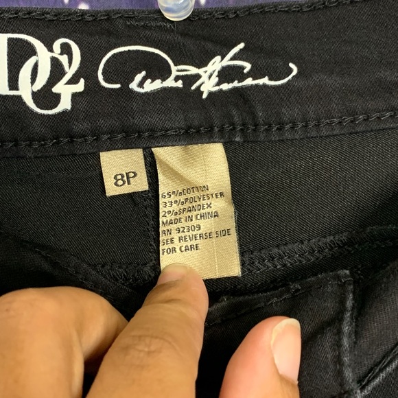 DG2- Black Bootcut Jeans size 8 Petite - Picture 5 of 10